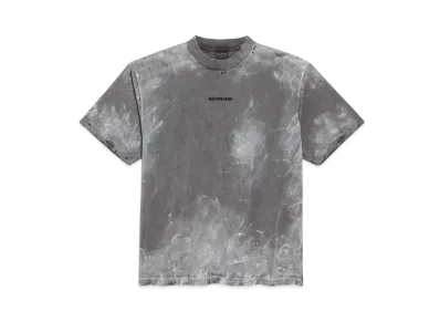BALENCIAGA Men's Back T-Shirt Medium Fit "Gray"