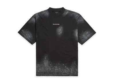 BALENCIAGA BALENCIAGA Back T-shirt Medium Fit "Faded Black/White"