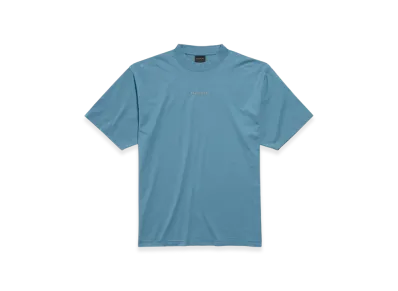 BALENCIAGA Back Reflective T-Shirt Medium Fit "Blue"