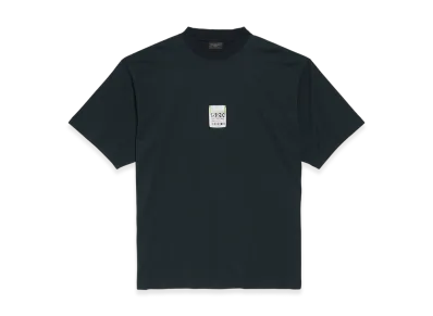 BALENCIAGA Airport Tag T-shirt Medium Fit "Faded Black"