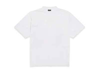 BALENCIAGA BALENCIAGA Back T-shirt Medium Fit "Dirty Effect White/Baby Pink"