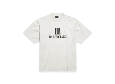 BALENCIAGA Nano BB T-Shirt Medium Fit "White"