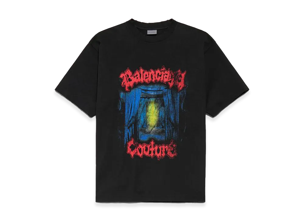 BALENCIAGA Salon De Couture T-Shirt Medium Fit "Black"