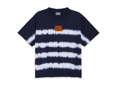 BALENCIAGA T-Shirt Taped And Dyed Vestibilita Media In Jersey Dry "Blue"