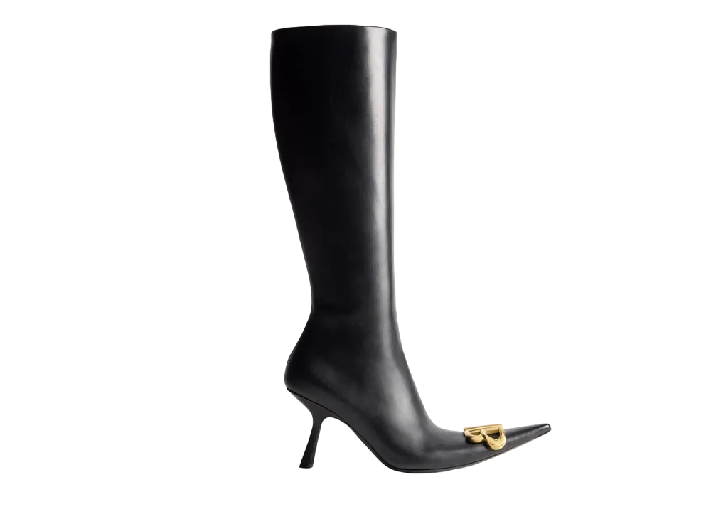 BALENCIAGA Women's Flex BB 90mm Boot "Black"