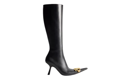 BALENCIAGA Women's Flex BB 90mm Boot "Black"