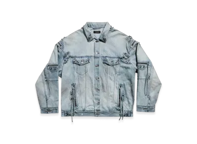 BALENCIAGA Cagole Oversized Jacket "Blue"