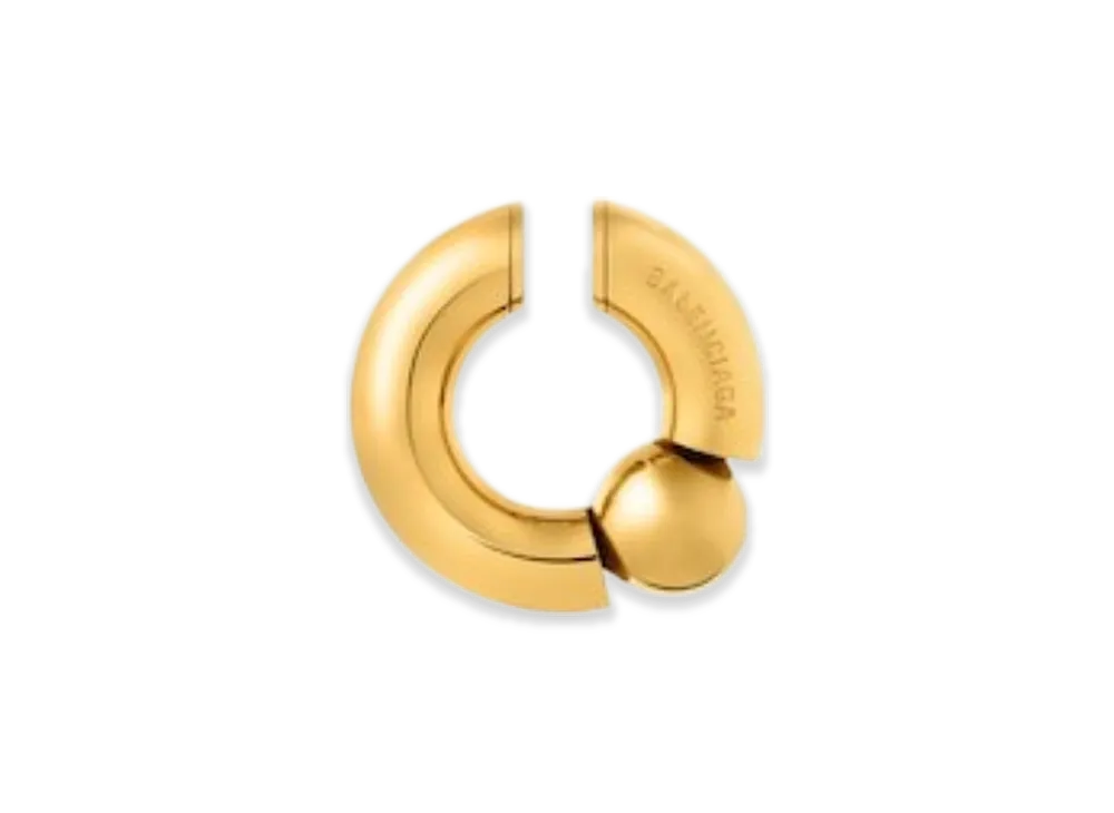 BALENCIAGA Mega Ear Cuff "Gold"