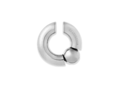 BALENCIAGA Mega Ear Cuff "Silver"