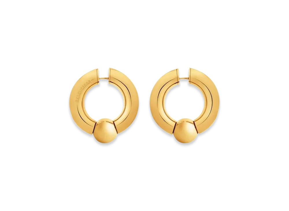 BALENCIAGA Mega Earrings "Gold"