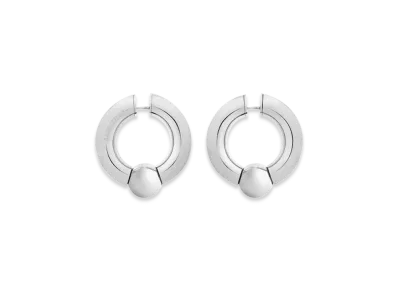 BALENCIAGA Mega Earrings "Silver"