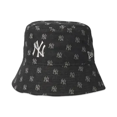 NEW ERA Bucket 01 Sailor Brim MLB Jacquard New York Yankees "Black/Chrome"