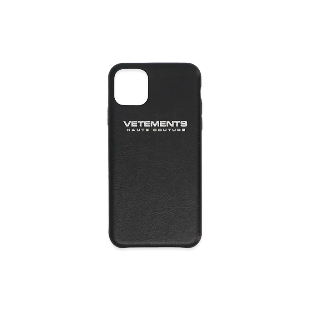 VETEMENTS Logo I-Phone 11 Pro Max Case "Black"
