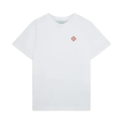 Casablanca Diamond Logo Patch T-Shirt "White"