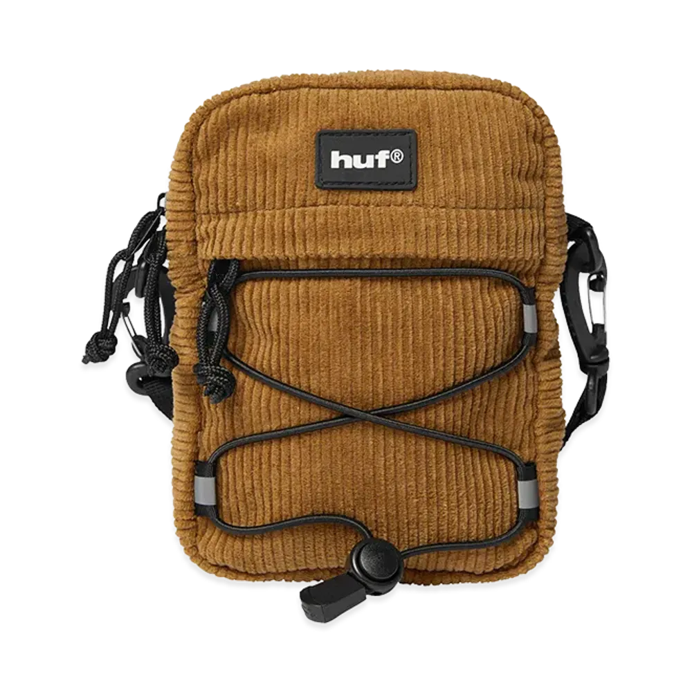 HUF Corduroy Bowery Side Bag "Brown"