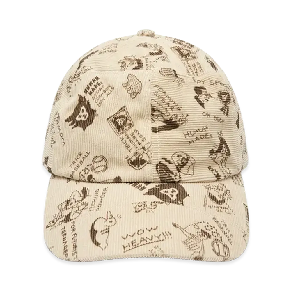 HUMAN MADE Corduroy Graphic Cap "Beige"
