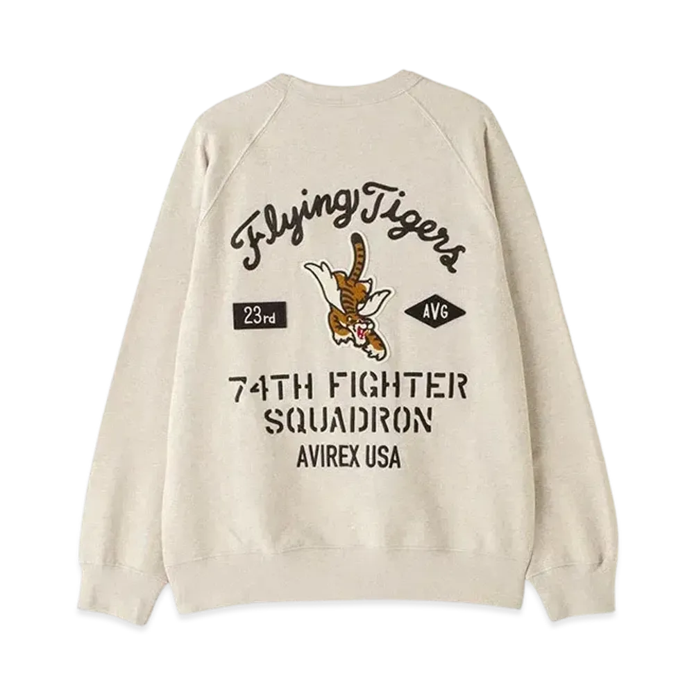 AVIREX Crewneck Sweat Frying Tigers "Oxford"