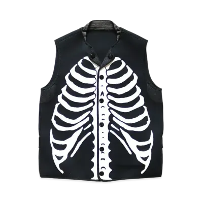 KAPITAL 3M / M THICK JERSEY BOUN WET VEST "Black"
