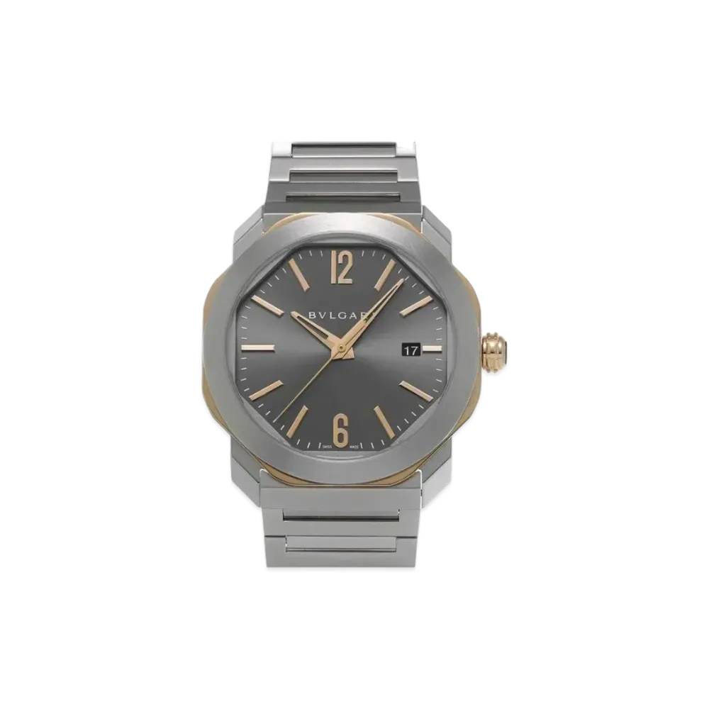 BVLGARI Octo Roma "Gray/Stainless Steel"