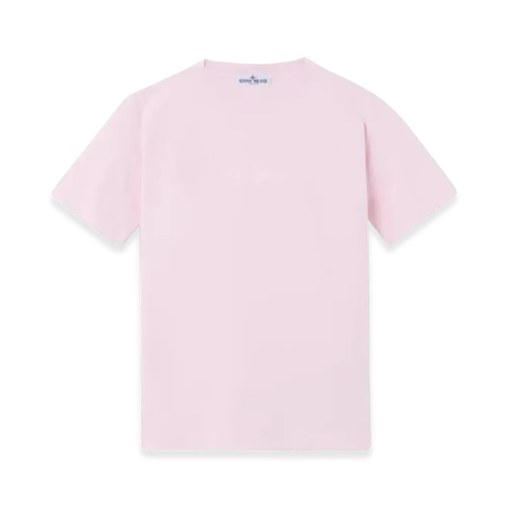 Stone Island Kids T-Shirt with Logo "Nude/Neutrals"