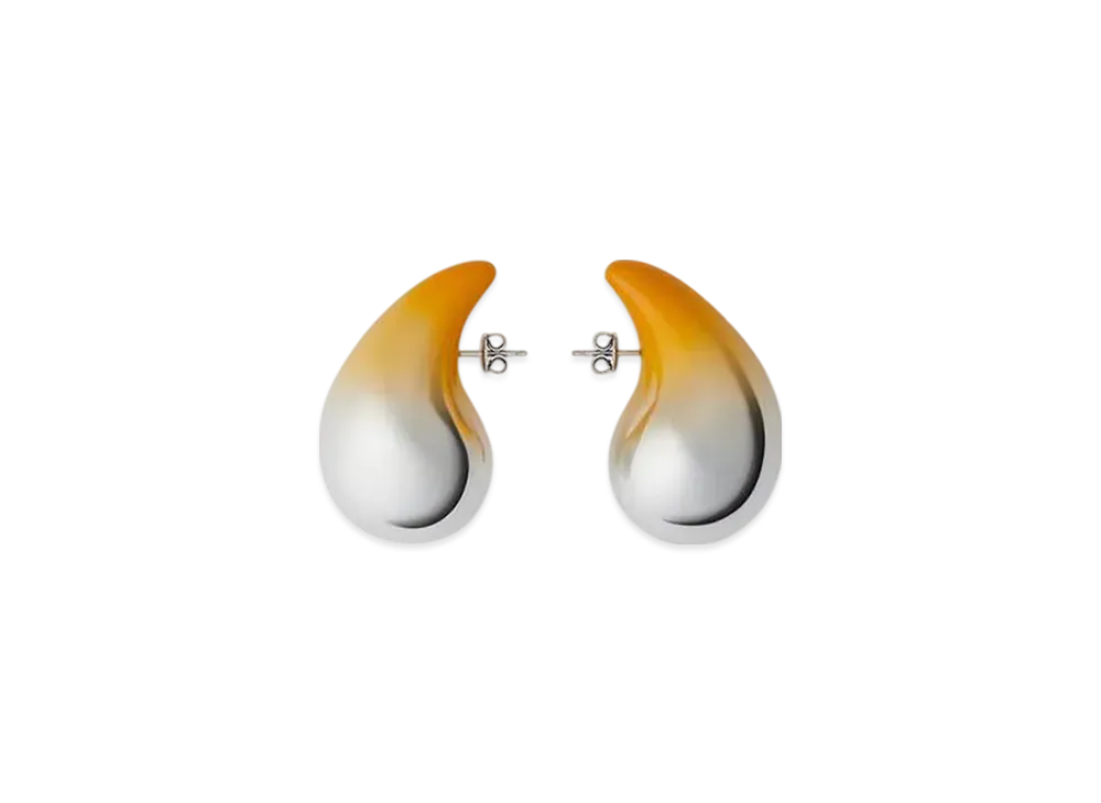 Bottega Veneta Large Drop Earrings "Mango"