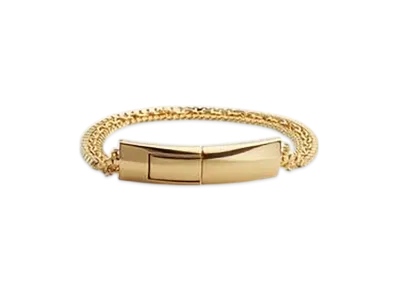Bottega Veneta Detail Chain Bracelet "Yellow Gold"