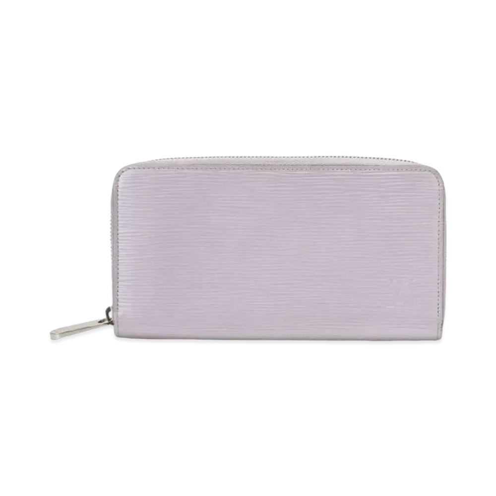 Louis Vuitton Epi Zippy Wallet "Lilas Nacre"