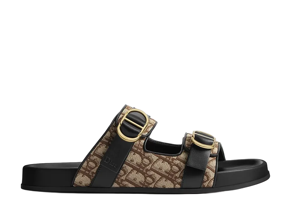 Dior Aqua Sandal Dior Oblique Jacquard "Brown"
