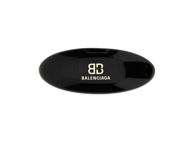 BALENCIAGA Women's Logo Hair Clip "Black"