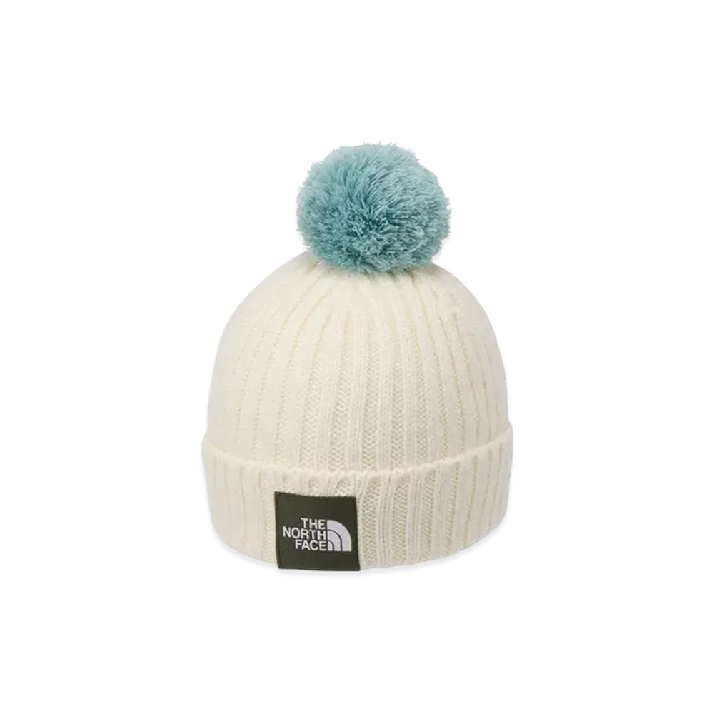 The North Face Kids Pompon Cappuccio "White Dunes"