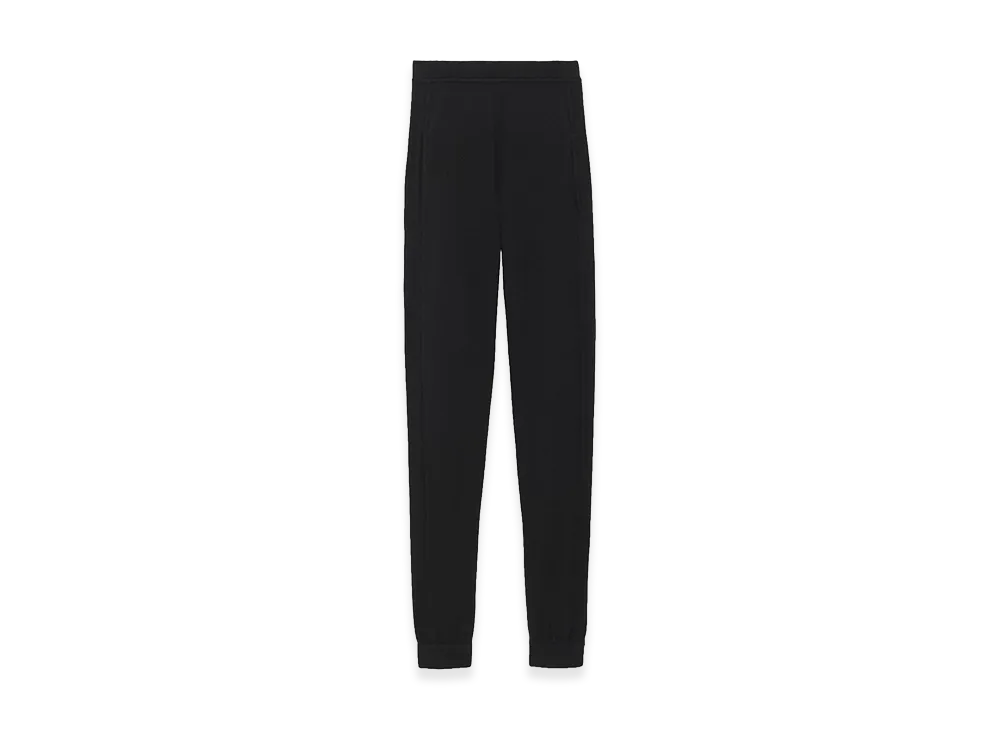 Saint Laurent Women's Cashmere Leggings "Black"
