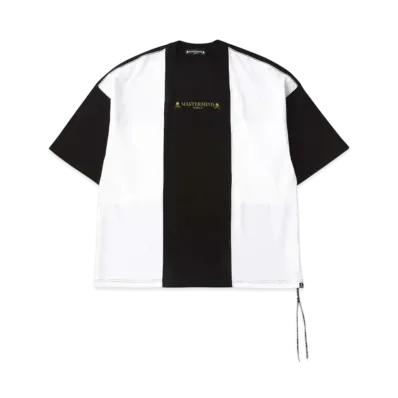 mastermind WORLD Boxy Vertical Tee "Black White"