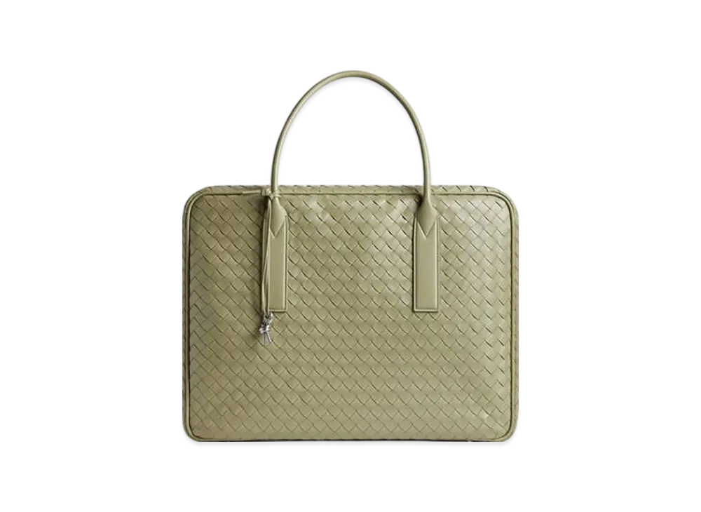 Bottega Veneta Large Getaway Weekender "Travertine"