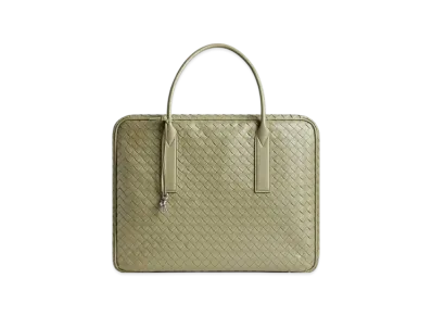 Bottega Veneta Large Getaway Weekender "Travertine"