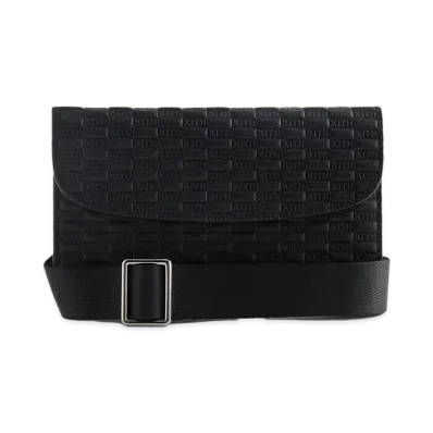 Kith Double Pouch Crossbody in Kith Monogram "Black"