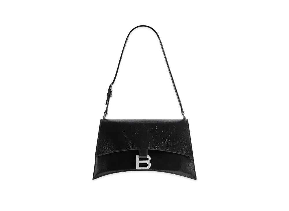 BALENCIAGA Crush Small Sling Bag "Black"
