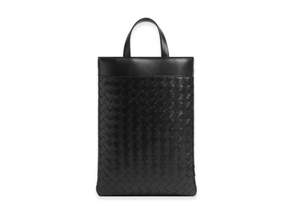 Bottega Veneta Intrecciato Laptop Case With Handle "Black"