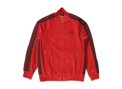 Needles R.C. Track Jacket - C/PE Velour "Red"