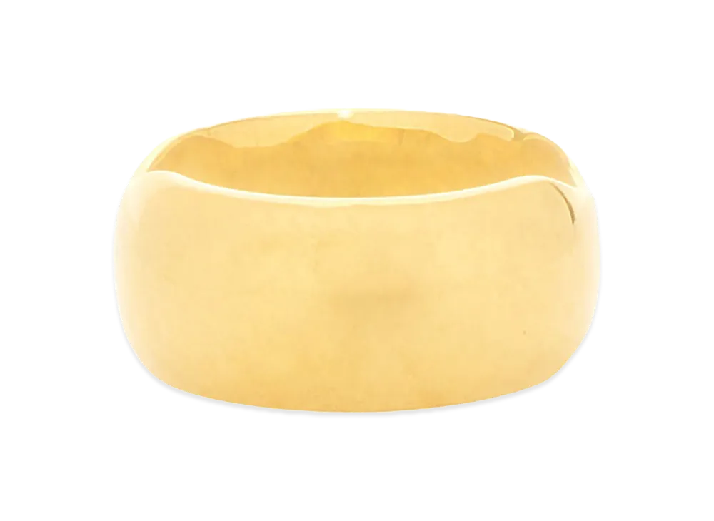 BALENCIAGA Women's Maxi Band Ring "Gold"