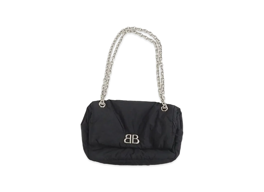 BALENCIAGA Monaco Shoulder Bag "Black"