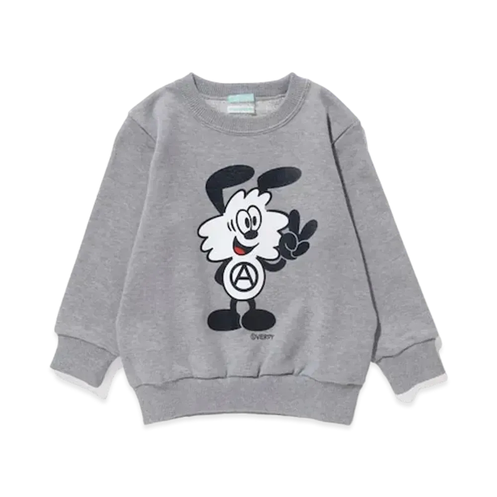 Girls Don't Cry Vick Sweat Crew (100-130size) "Gray" / VERDY