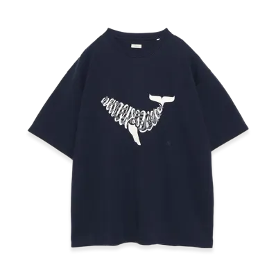 nanamica Graphic Tee "Navy"
