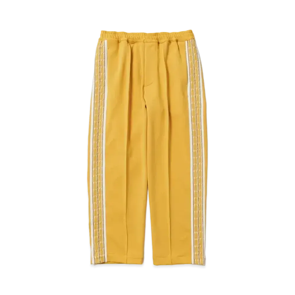 Sasquatchfabrix Lace Tape Track Pants "Blue Steel X Apricot"