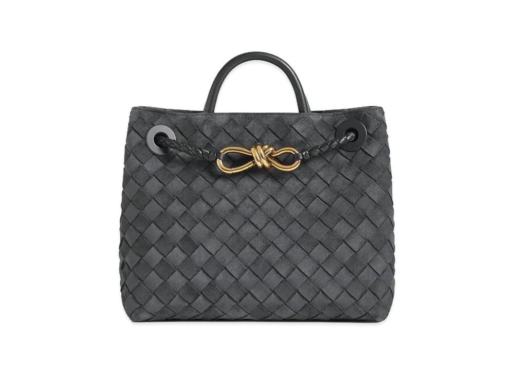 Bottega Veneta Small Andiamo "Graphite"