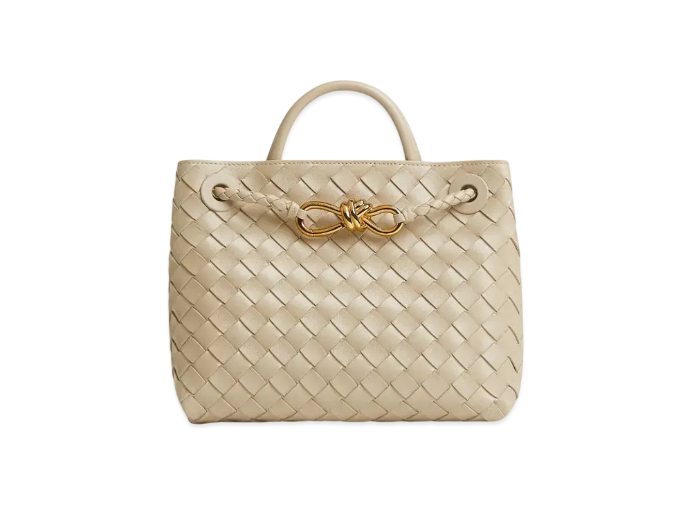 Bottega Veneta Small Andiamo "Ecru"