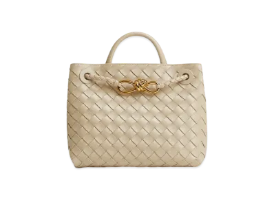 Bottega Veneta Small Andiamo "Ecru"