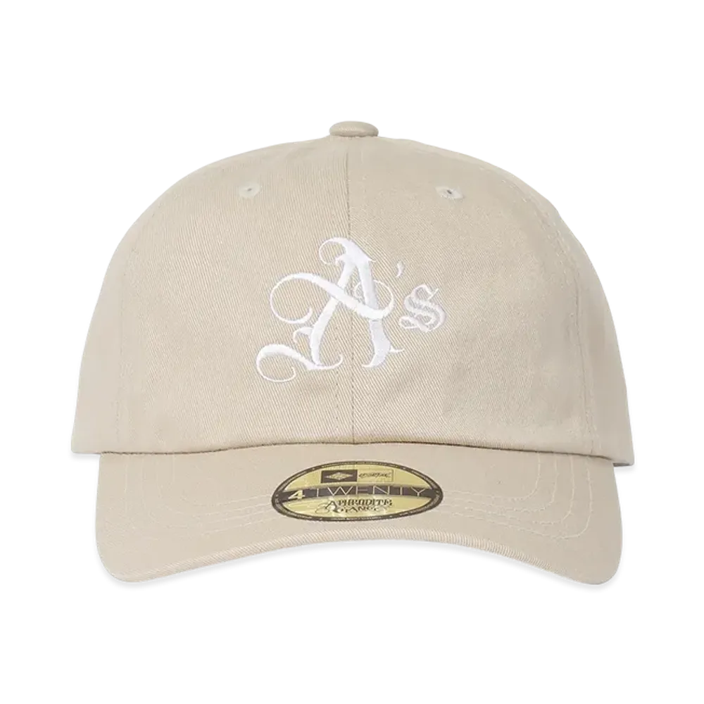 APHRODITEGANG A's Logo Embroidery 6Panel Cap "Beige"