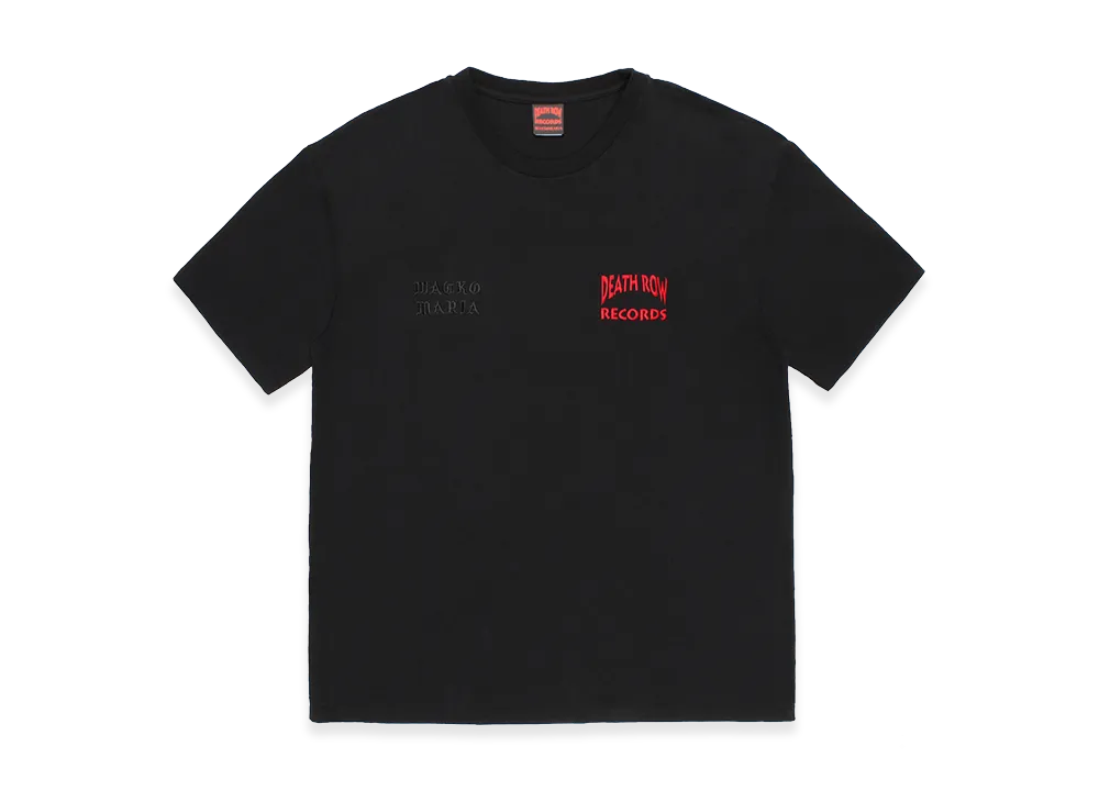 WACKO MARIA x Death Row Records Washed Heavy Weight T-Shirt "Black"