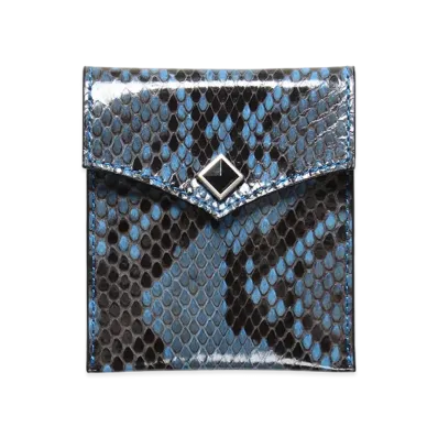 WACKO MARIA Python Letaher Portable Ashtray "Blue"