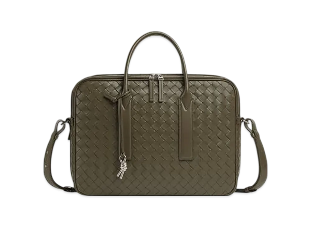 Bottega Veneta Getaway Briefcase "Cypress"